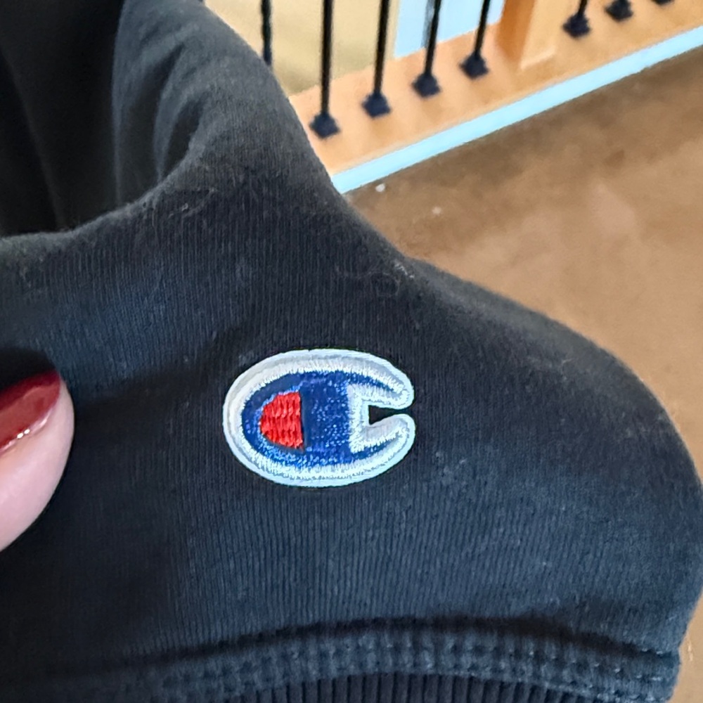 Champion Black Pullover Hoodie - Picture 3 of 4